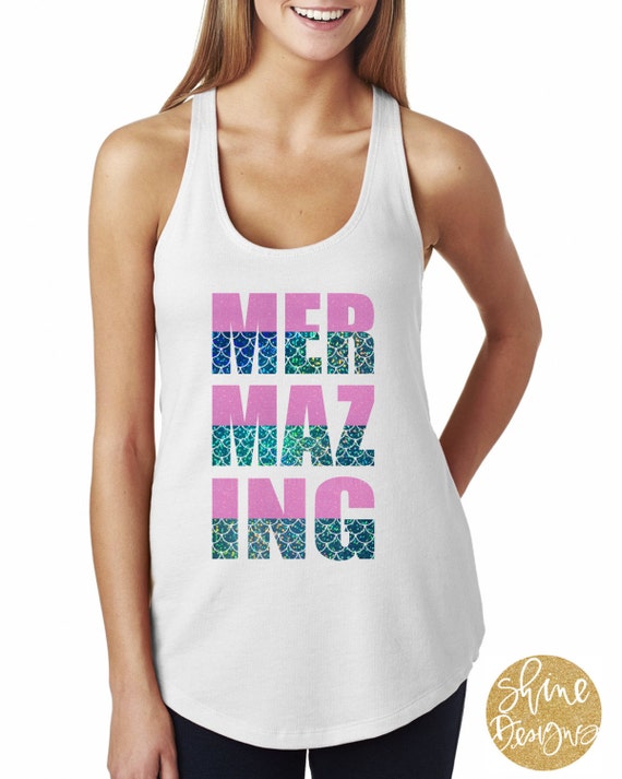 Mermazing Mermaid Glitter Shirt