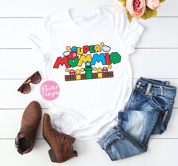 Super Mommio - Super Mario Shirts