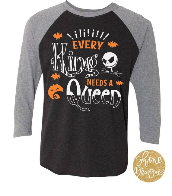 Nightmare Before Christmas Shirt - Jack Skellington Shirt - Every King Needs A Queen