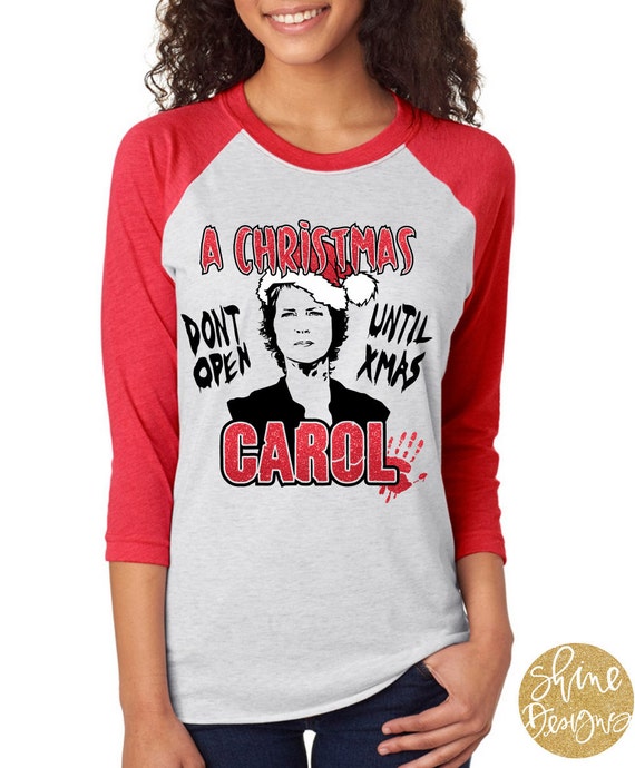 A Christmas Carol - The Walking Dead Shirt - The Walking Dead Glitter Shirt