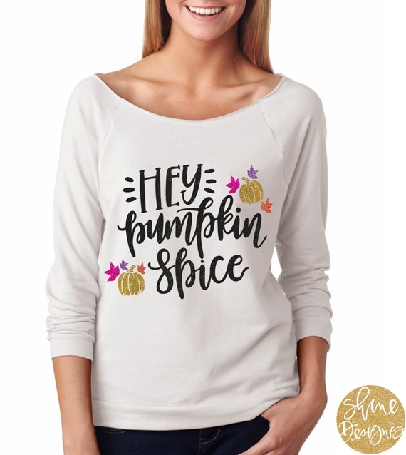 Hey Pumpkin Spice - Glitter Shirt