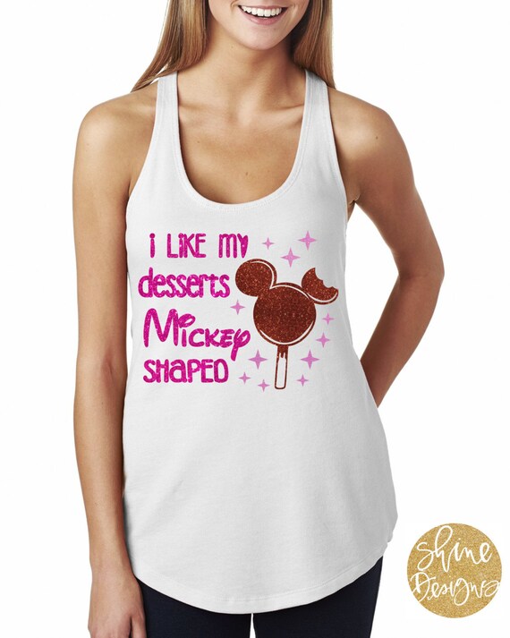I Like My Desserts Mickey Shaped  - Magical Glitter Shirt
