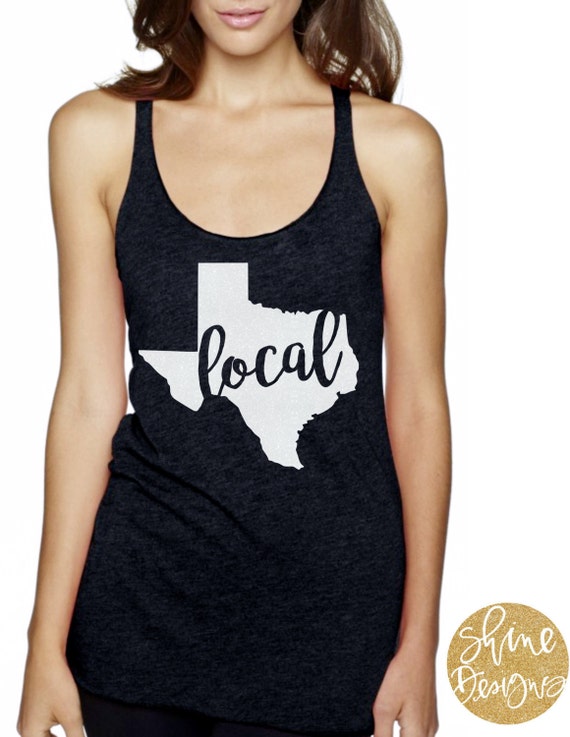Local Texas State Glitter Shirt