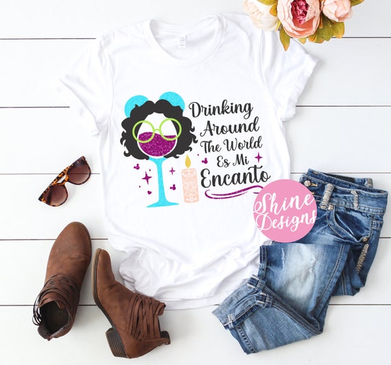 Drinking Around The World Es Mi Encanto  - Disney Encanto Tshirts