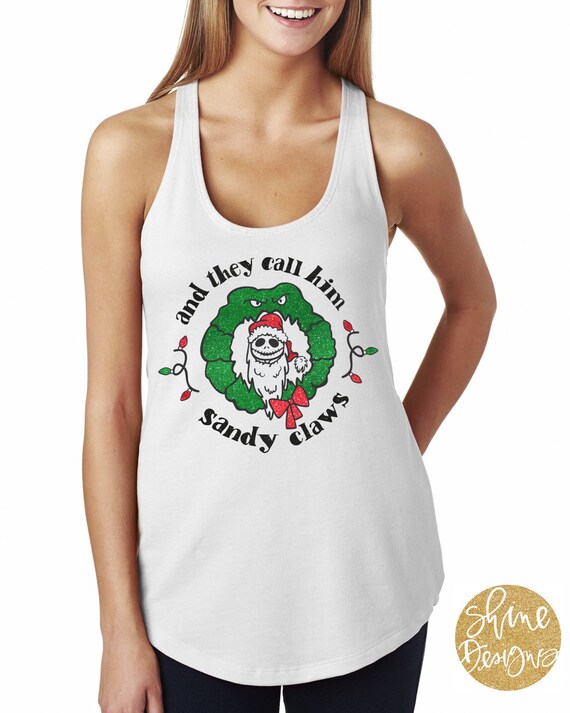 and they call him Sandy Claws Shirt - Magical Christmas Glitter Shirt