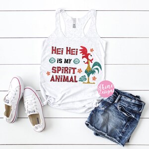 Hei Hei Is My Spirit Animal Moana Shirt, Moana Glitter Shirt, Sidekicks Shirt image 2