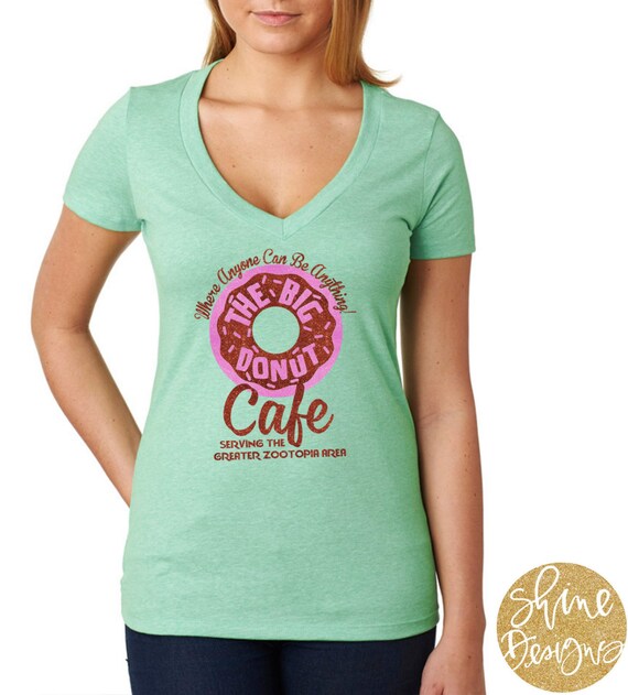 The Big Donut Cafe - Zootopia Glitter Shirt - Magical Glitter Shirt