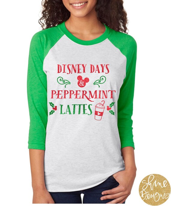 Magicaly Days and Peppermint Lattes - Magicaly Glitter Shirt - Christmas Glitter Shirt