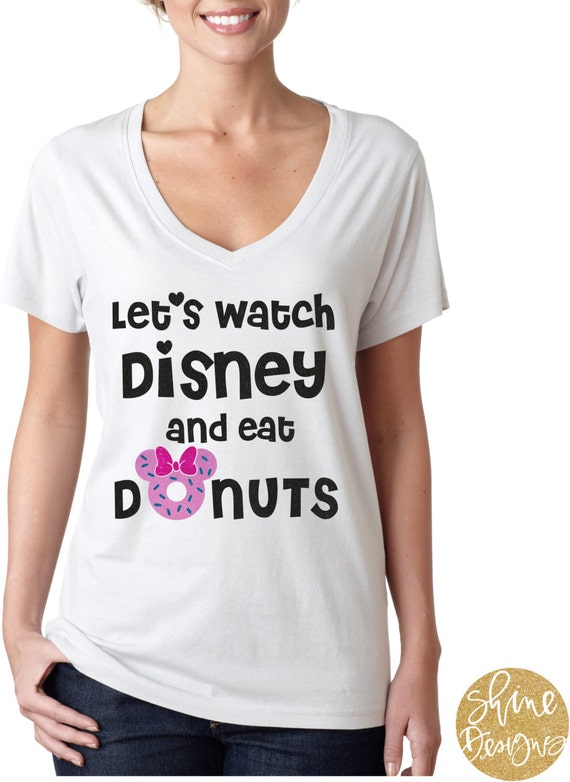 Let's Watch Magical and eat Donuts  - Magical Glitter Shirt