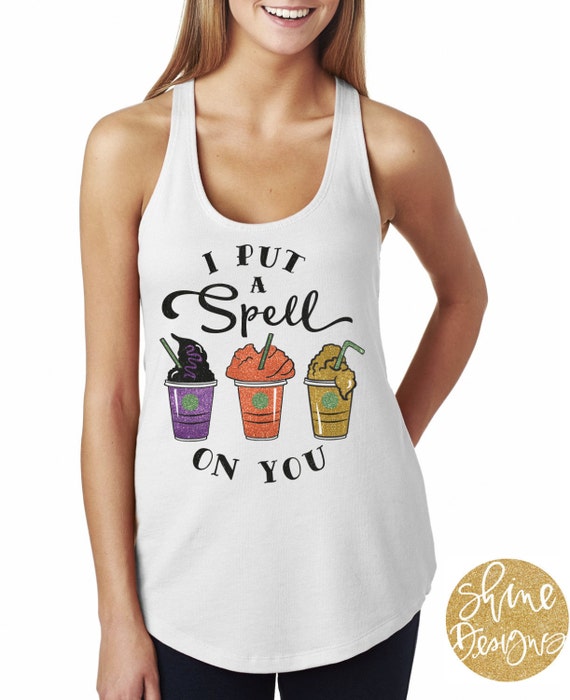 I Put A Spell On You - Hocus Pocus Shirt - Sanderson Sisters Glitter Shirt