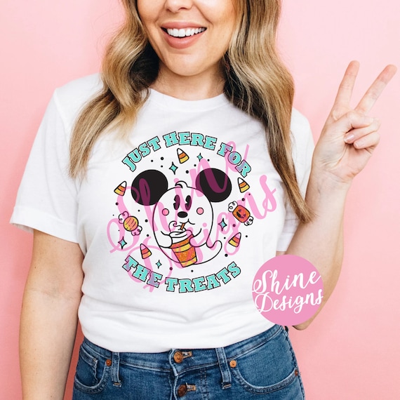 Just Here For The Treats - Ghost Tshirt