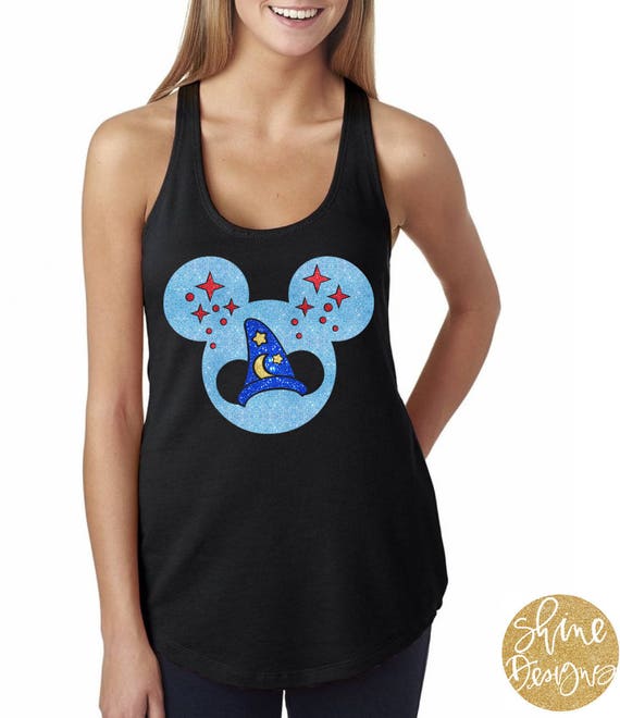 Mickey Head Fantasia Inspired - Magical Glitter Shirt -Fantasia Shirt