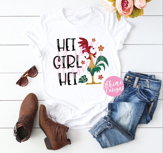 Hei Girl Hei, Moana Shirt, Moana Glitter Shirt, Sidekicks Shirt
