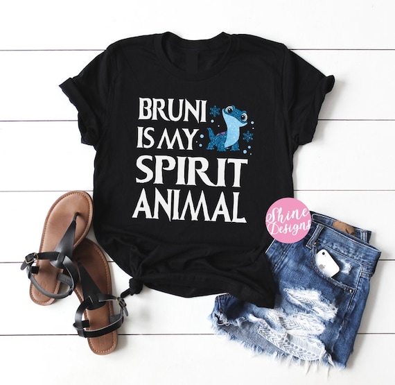 Bruni Is My Spirit Animal - Frozen 2 Inspired Glitter Shirt