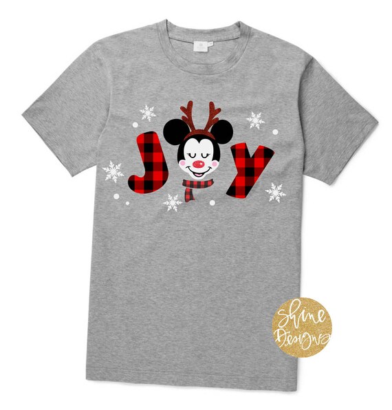 Joy - Magical Christmas Mouse Shirt - Very Merry Christmas  Shirt