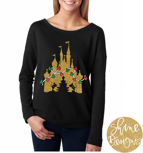 Magicaly Christmas Castle - Glitter Shirt