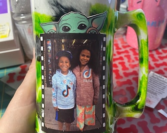 Baby Yoda Stainless Coffee Tumbler