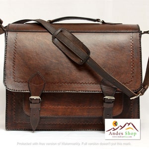 VENTE 25 % DE RÉDUCTION * Porte-documents convertible en cuir véritable - Sac à dos (2 en 1), sac à dos en cuir, sacoche en cuir, sac à bandoulière, vintage
