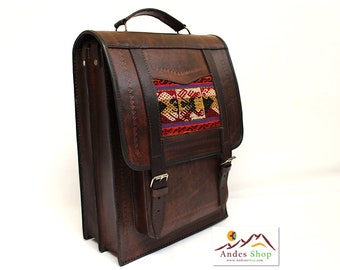 SALE 10% OFF* Genuine Leather Briefcase, Leather Messenger Bag, Leather Satchel, Shoulder Bag, Vintage briefcase, brown briefcase