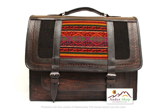 SALE 20 OFF Genuine Leather Briefcase Leather Messenger Bag