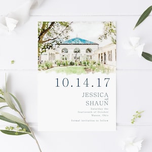 Digitales Aquarell Save the Date, Save the Date Hochzeit, Save the Date Hochzeit, Save the Date, Save the Date