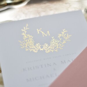 ADD ON - gold foil for existing wedding suite or save the date orders