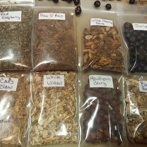 Bark and Berry Herb Kit- FREE SHIPPING- Wicca, Witchcraft, Magical Herbs, Spells, Workings.