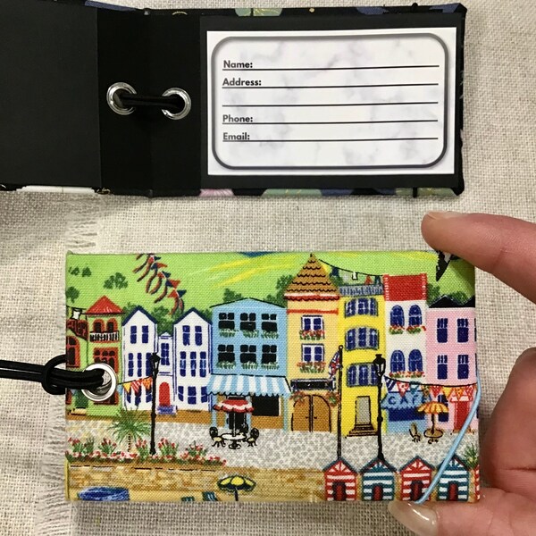 Fabric Luggage Tag Etsy
