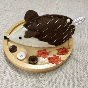 Hedgehog Pincushion Handmade