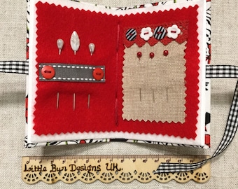 Handmade Needle Book / Sewing Accessories / Chicken Gifts