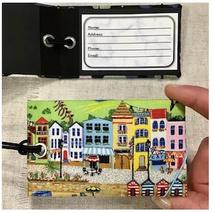 Luxury Luggage Tag / Handmade Travel Accessories
