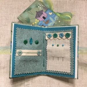 Duck Pond Needle Book / Sewing Gifts / Handmade