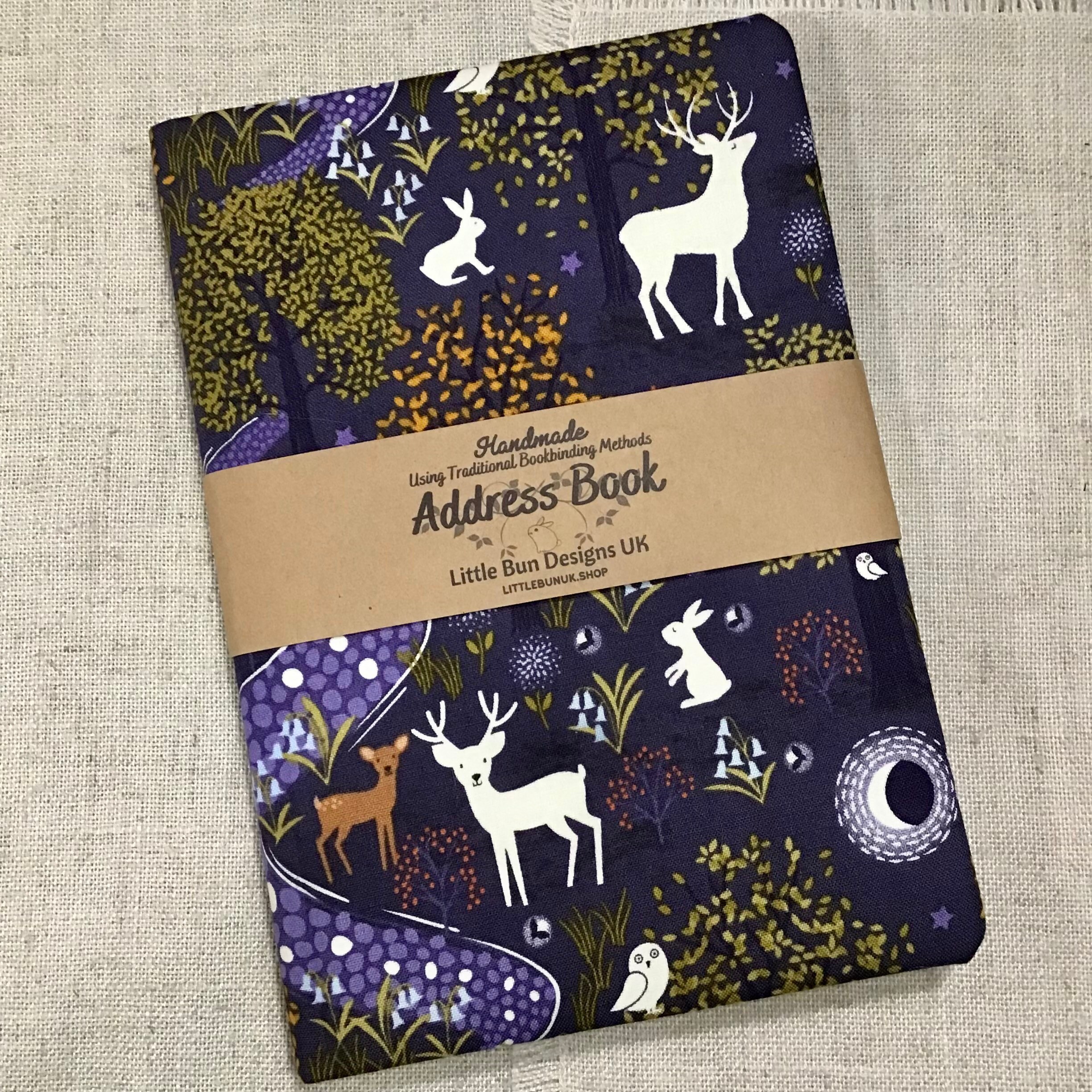 Large Woodland Address Book / A5 Address and Birthday Book Etsy UK