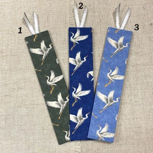 Handmade Fabric Bookmark / Unique One-of-a-Kind Design