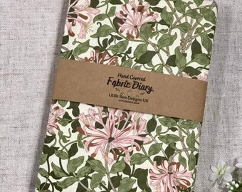 2026 A5 Diary / Any Year Floral Diary / Fabric Cover
