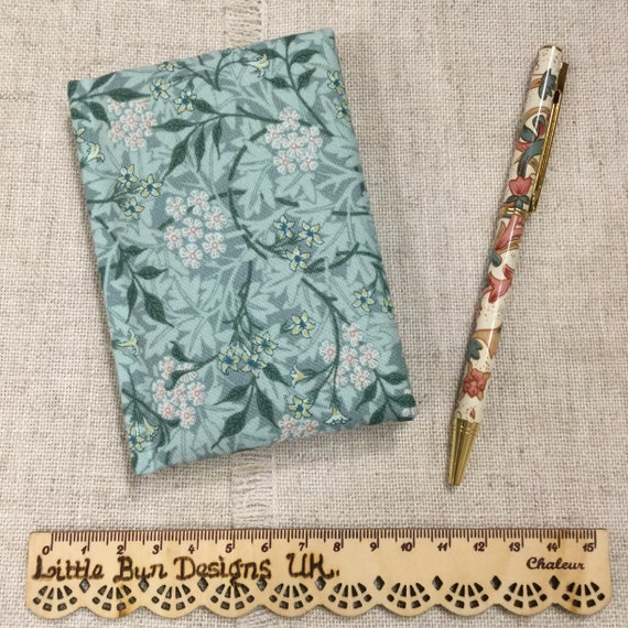Pocket Address Book / Small Fabric Notebook Etsy UK
