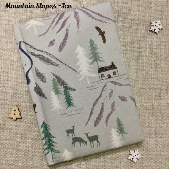 Handmade Fabric Covered A5 Notebook/  Lined / Plain / Diary / Address Book