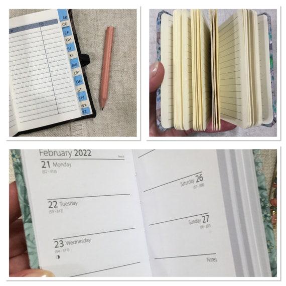 Love What You Do PaulStore 2022 Diary Pocket Week to View Fashion Soft Padded hardback Vintage Diary