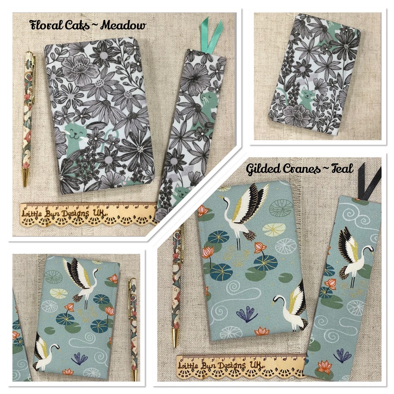 Handmade Address Book / Slim Fabric Covered Address Book Etsy UK