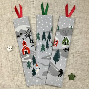 Festive Bookmarks / Luxury Handmade Bookmarks Snow Days - Icicle