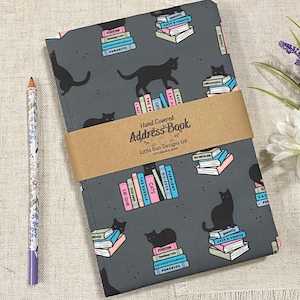 Large Address Book / Animal Fabric Book / A5 Address Book