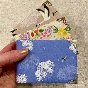 Tarjetero / Monedero para tarjetas hecho a mano