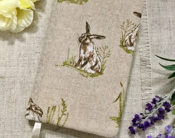 Hare Fabric Notebook / Address Book / Hare Gifts / Diary