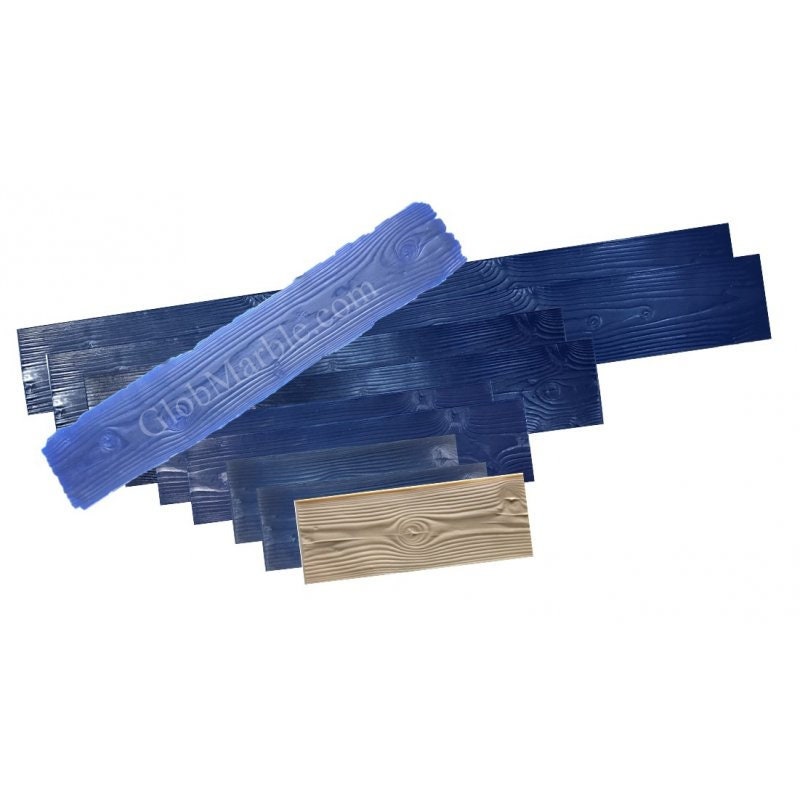 Stamped Concrete Mats SM 5000. Woodgrain Concrete. 9 Wide Wood Planks