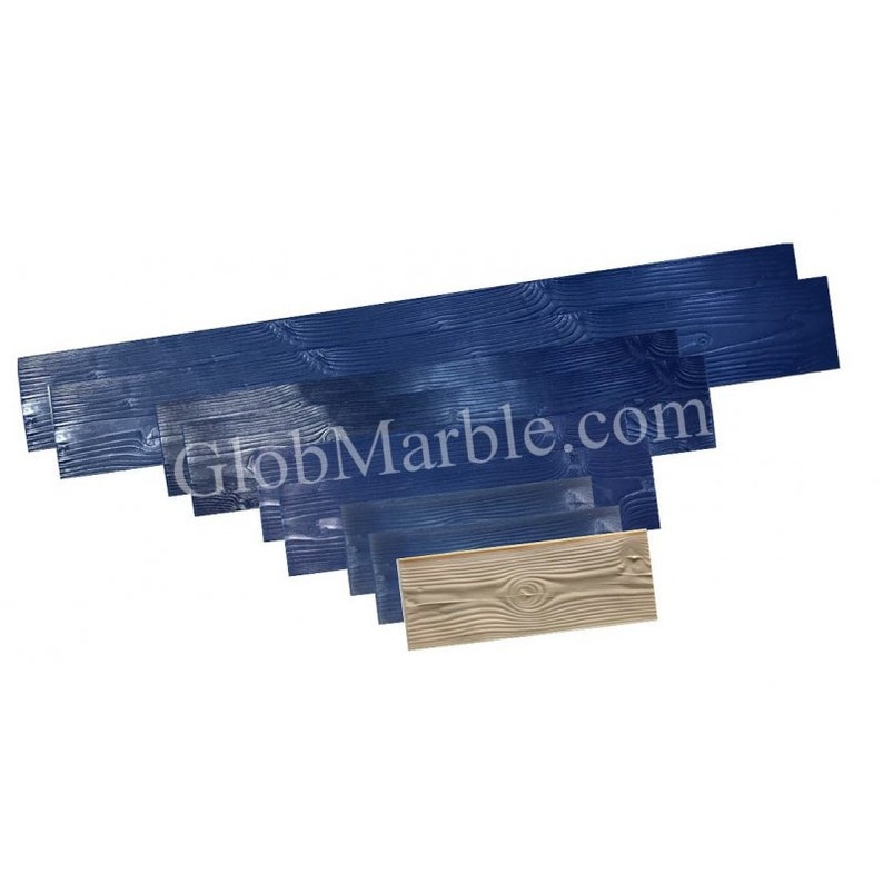 Stamped Concrete Mats SM 5000. Woodgrain Concrete. 9 Wide Wood Planks