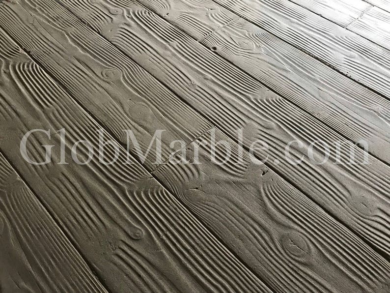 Stamped Concrete Mats SM 5000. Woodgrain Concrete 5 Piece Etsy