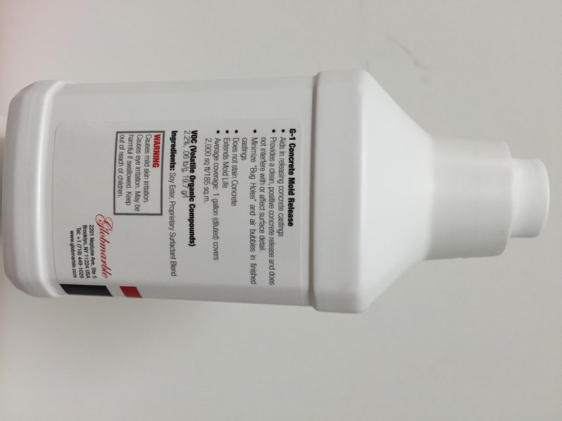 Concrete Mold Release Agent. Concrete Form Oil G1 Etsy