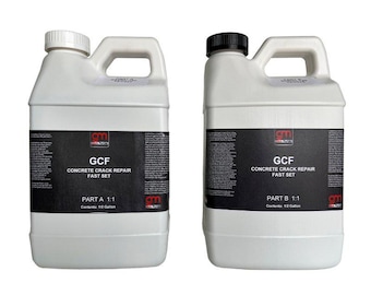 GCF: snelhardende scheurvuller van polyurethaanbeton (bulkkit van 1 gallon)
