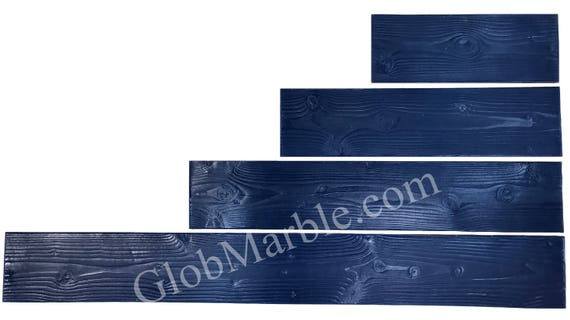 16" Floppy Wood Plank Woodgrain Decorative Concrete Cement Stamp Mat Vertical 
