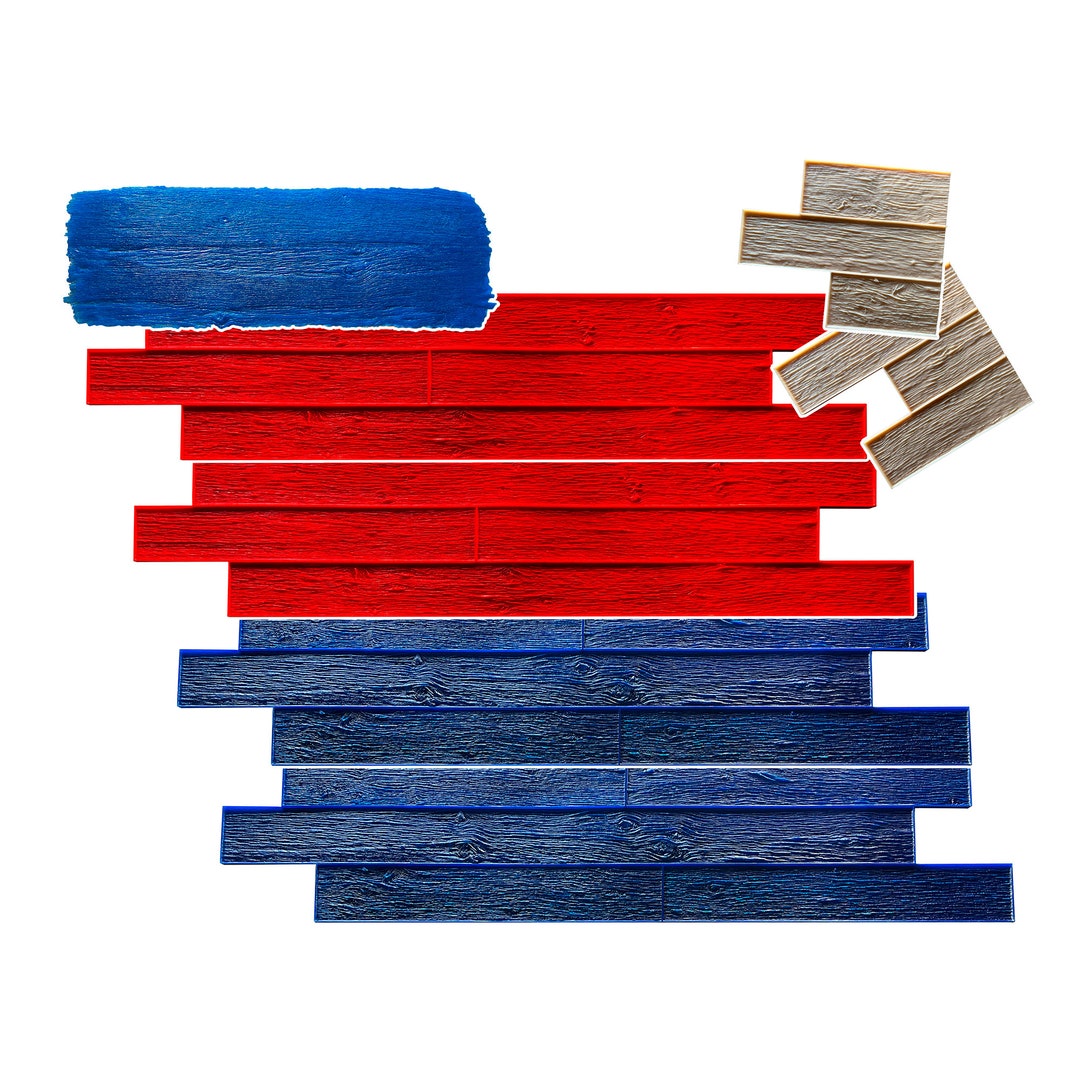 6 Barn Wood Plank Stamp Mats SM 5500 Etsy